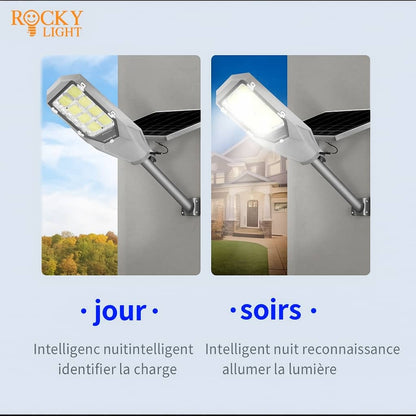 Éclairez, Sécurisez et Économisez  avec notre Lampe Solaire LED Haute Puissance