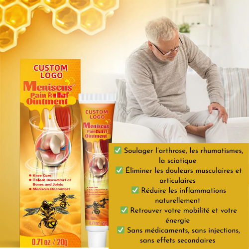 🐝 Crème Naturelle au Venin d’Abeille – Dites adieu aux douleurs articulaires et musculaires 🌿